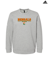 Plainfield East HS Boys Volleyball Border - Mens Adidas Crewneck