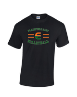 Plainfield East HS Boys Volleyball Curve - Cotton T-Shirt