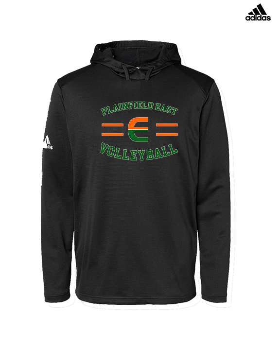 Plainfield East HS Boys Volleyball Curve - Mens Adidas Hoodie