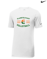 Plainfield East HS Boys Volleyball Curve - Mens Nike Cotton Poly Tee