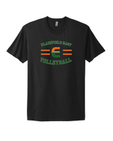 Plainfield East HS Boys Volleyball Curve - Mens Select Cotton T-Shirt