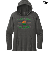Plainfield East HS Boys Volleyball Curve - New Era Tri-Blend Hoodie