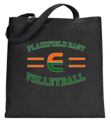 Plainfield East HS Boys Volleyball Curve - Tote