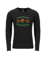 Plainfield East HS Boys Volleyball Curve - Tri-Blend Long Sleeve