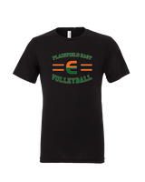 Plainfield East HS Boys Volleyball Curve - Tri-Blend Shirt