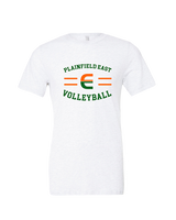 Plainfield East HS Boys Volleyball Curve - Tri-Blend Shirt