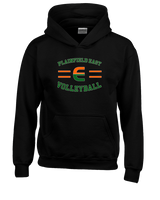 Plainfield East HS Boys Volleyball Curve - Unisex Hoodie