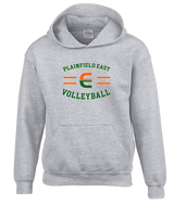 Plainfield East HS Boys Volleyball Curve - Unisex Hoodie