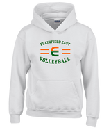 Plainfield East HS Boys Volleyball Curve - Unisex Hoodie