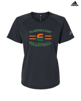 Plainfield East HS Boys Volleyball Curve - Womens Adidas Performance Shirt
