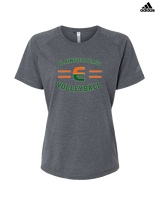 Plainfield East HS Boys Volleyball Curve - Womens Adidas Performance Shirt