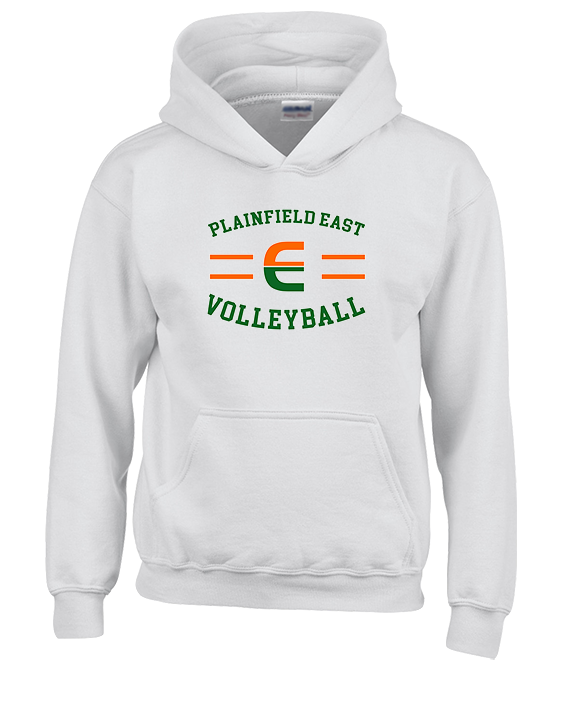 Plainfield East HS Boys Volleyball Curve - Youth Hoodie