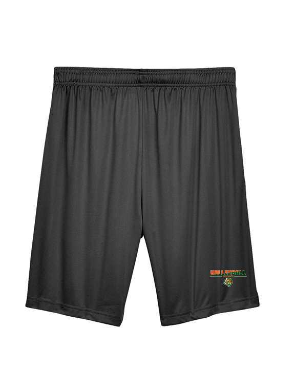 Plainfield East HS Boys Volleyball Cut - Mens Training Shorts with Pockets