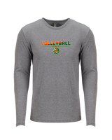 Plainfield East HS Boys Volleyball Cut - Tri-Blend Long Sleeve