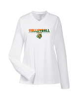 Plainfield East HS Boys Volleyball Cut - Womens Performance Longsleeve
