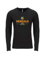 Plainfield East HS Boys Volleyball Half Vball - Tri-Blend Long Sleeve