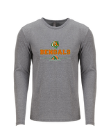 Plainfield East HS Boys Volleyball Half Vball - Tri-Blend Long Sleeve