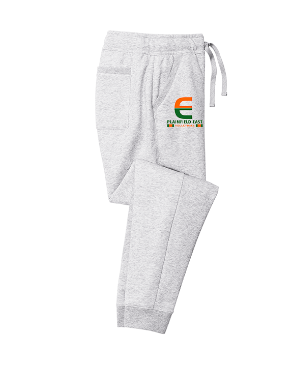 Plainfield East HS Boys Volleyball Stacked - Cotton Joggers
