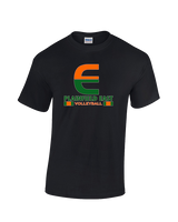 Plainfield East HS Boys Volleyball Stacked - Cotton T-Shirt