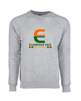 Plainfield East HS Boys Volleyball Stacked - Crewneck Sweatshirt