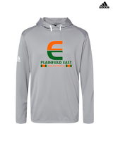 Plainfield East HS Boys Volleyball Stacked - Mens Adidas Hoodie