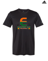 Plainfield East HS Boys Volleyball Stacked - Mens Adidas Performance Shirt
