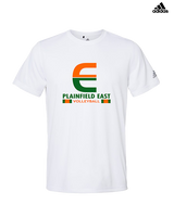 Plainfield East HS Boys Volleyball Stacked - Mens Adidas Performance Shirt