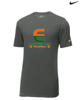 Plainfield East HS Boys Volleyball Stacked - Mens Nike Cotton Poly Tee