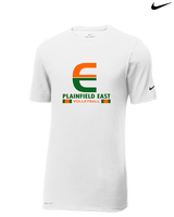 Plainfield East HS Boys Volleyball Stacked - Mens Nike Cotton Poly Tee