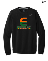 Plainfield East HS Boys Volleyball Stacked - Mens Nike Crewneck