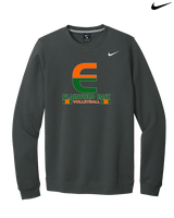 Plainfield East HS Boys Volleyball Stacked - Mens Nike Crewneck