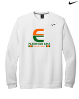 Plainfield East HS Boys Volleyball Stacked - Mens Nike Crewneck