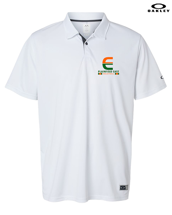 Plainfield East HS Boys Volleyball Stacked - Mens Oakley Polo