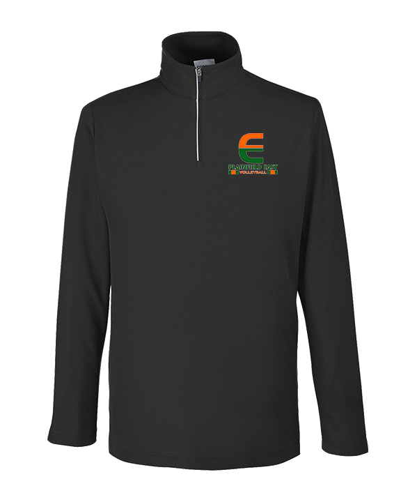Plainfield East HS Boys Volleyball Stacked - Mens Quarter Zip