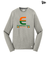 Plainfield East HS Boys Volleyball Stacked - New Era Performance Long Sleeve
