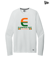 Plainfield East HS Boys Volleyball Stacked - New Era Performance Long Sleeve