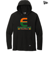 Plainfield East HS Boys Volleyball Stacked - New Era Tri-Blend Hoodie