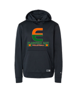 Plainfield East HS Boys Volleyball Stacked - Oakley Performance Hoodie