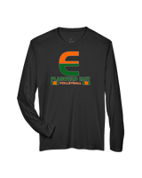 Plainfield East HS Boys Volleyball Stacked - Performance Longsleeve