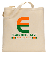 Plainfield East HS Boys Volleyball Stacked - Tote