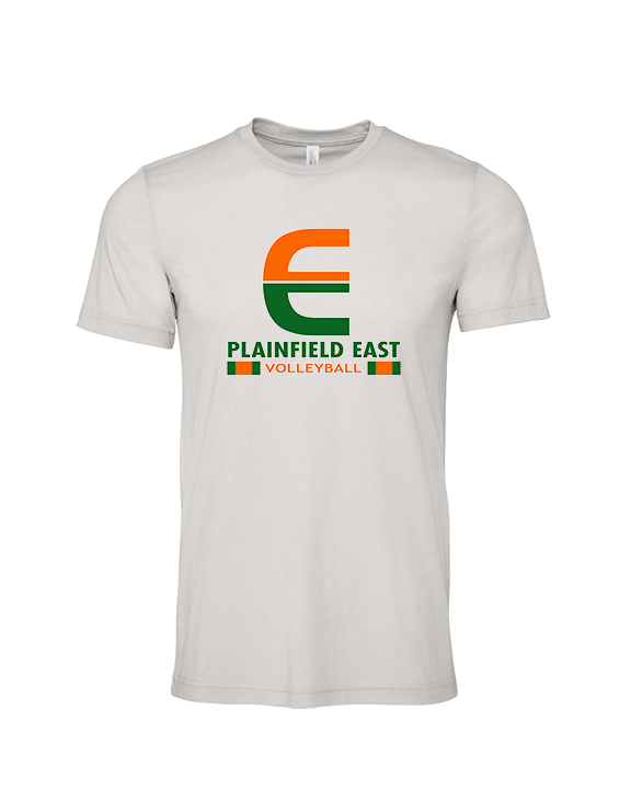 Plainfield East HS Boys Volleyball Stacked - Tri-Blend Shirt