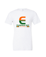 Plainfield East HS Boys Volleyball Stacked - Tri-Blend Shirt