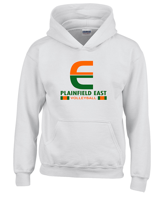 Plainfield East HS Boys Volleyball Stacked - Unisex Hoodie