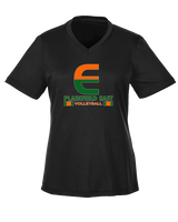 Plainfield East HS Boys Volleyball Stacked - Womens Performance Shirt