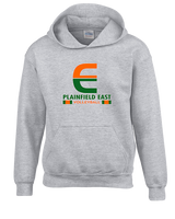 Plainfield East HS Boys Volleyball Stacked - Youth Hoodie