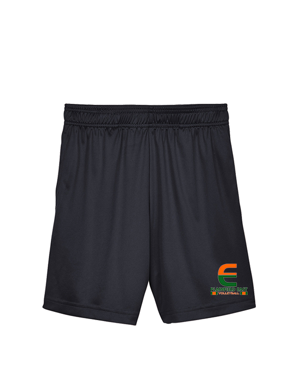 Plainfield East HS Boys Volleyball Stacked - Youth Training Shorts