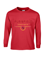 Plainfield HS Football Design - Cotton Longsleeve