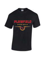 Plainfield HS Football Design - Cotton T-Shirt