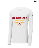 Plainfield HS Football Design - Mens Nike Longsleeve