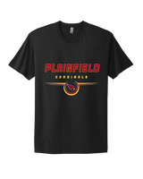 Plainfield HS Football Design - Mens Select Cotton T-Shirt
